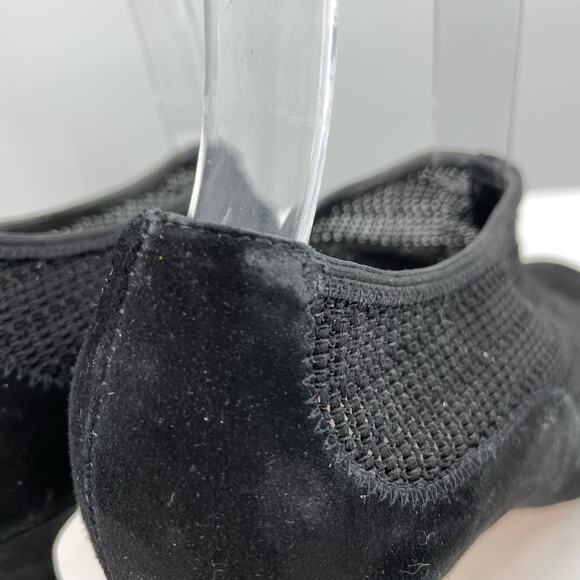 L.K. Bennett Lara Black Suede Mesh Peep Toe Booties Heels 38 7 Dark Romantic - Picture 7 of 12